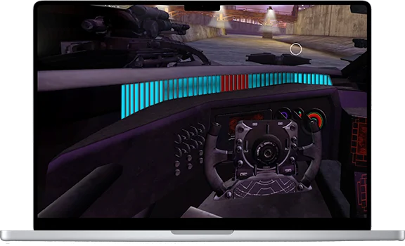 Batmobile HUD health placement — test 1